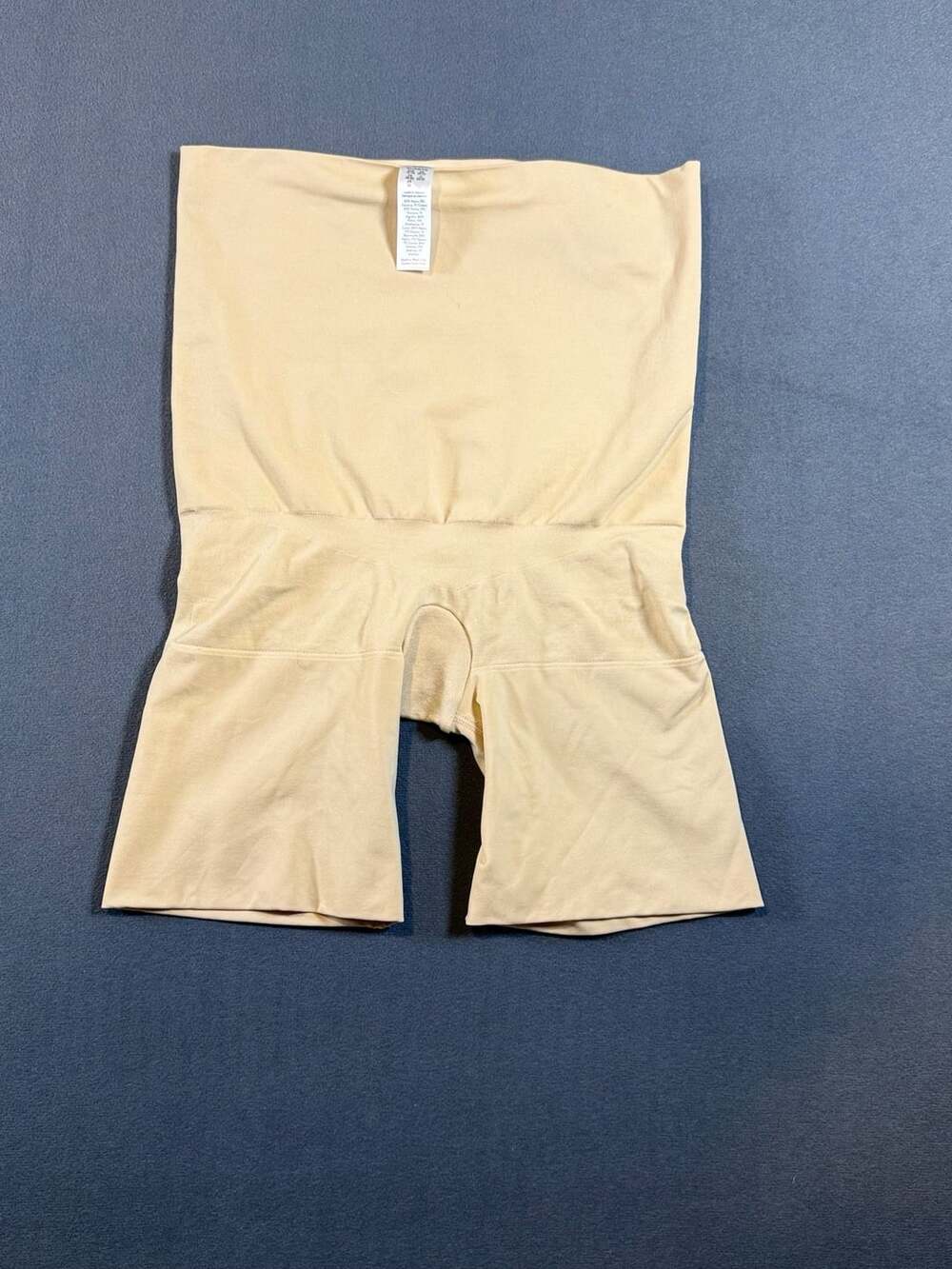 Red Hot By Spanx Shapewear Shorts Size XL Tan High Waist Mid Thigh